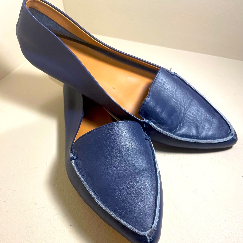 Pre-Owned J Crew Blue Shoe ‼️ 100% Leather - In excellent pre- owned condition